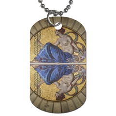 Mosaic Painting Glass Decoration Dog Tag (two Sides)