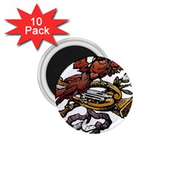 Transparent Background Bird 1 75  Magnets (10 Pack) 