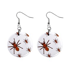 Nature Insect Natural Wildlife Mini Button Earrings