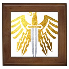 Knife Revenge Emblem Bird Eagle Framed Tiles