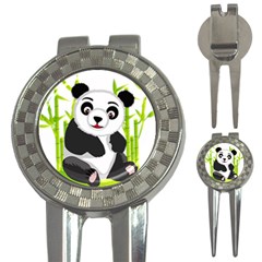 Giant Panda Bear 3-in-1 Golf Divots