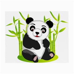 Giant Panda Bear Small Glasses Cloth (2-side)