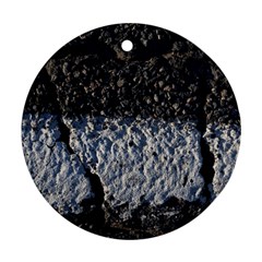 Asphalt Road  Round Ornament (two Sides) by rsooll