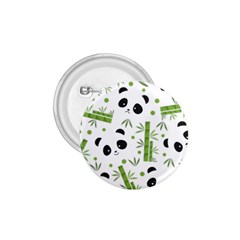 Giant Panda Bear Bamboo Icon Green Bamboo 1 75  Buttons