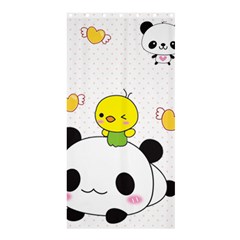 Giant Panda Red Panda Cartoon Drawing Shower Curtain 36  X 72  (stall)  by Sudhe