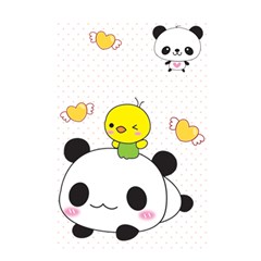 Giant Panda Red Panda Cartoon Drawing Shower Curtain 48  X 72  (small)  by Sudhe