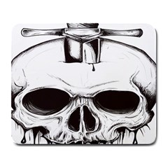 Skull Knife Euclidean Vector Skull Sword Inserted Large Mousepads