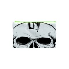 Skull Knife Euclidean Vector Skull Sword Inserted Cosmetic Bag (xs) by Sudhe