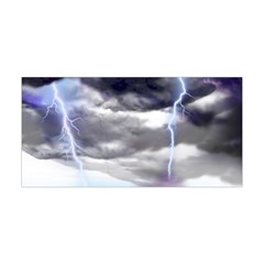 Thunder And Lightning Weather Clouds Painted Cartoon Yoga Headband