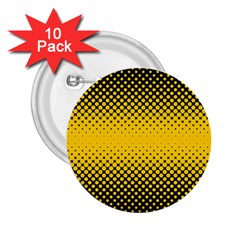 Dot Halftone Pattern Vector 2 25  Buttons (10 Pack) 