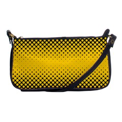 Dot Halftone Pattern Vector Shoulder Clutch Bag