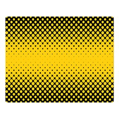 Dot Halftone Pattern Vector Double Sided Flano Blanket (large) 