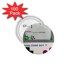 Game Boy White 1 75  Buttons (100 Pack) 