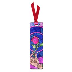 Enchanted Rose Stained Glass Small Book Marks by Sudhe