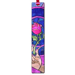 Enchanted Rose Stained Glass Large Book Marks by Sudhe