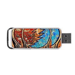 Grateful Dead Rock Band Portable Usb Flash (one Side) by Sudhe