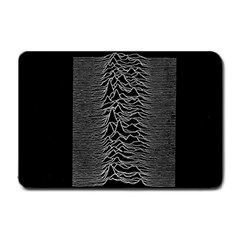 Grayscale Joy Division Graph Unknown Pleasures Small Doormat 