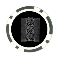 Grayscale Joy Division Graph Unknown Pleasures Poker Chip Card Guard