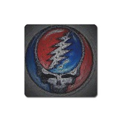 Grateful Dead Logo Square Magnet