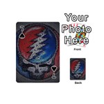 Grateful Dead Logo Playing Cards 54 (Mini) Front - Spade7