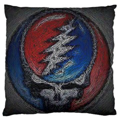 Grateful Dead Logo Standard Flano Cushion Case (one Side) by Sudhe