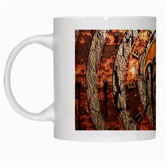 Queensryche Heavy Metal Hard Rock Bands Logo On Wood White Mugs by Sudhe