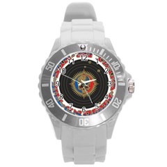 The Grateful Dead Round Plastic Sport Watch (l) by Sudhe