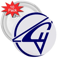 Sukhoi Aircraft Logo 3  Buttons (10 Pack) 