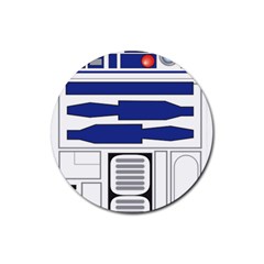 R2 Series Astromech Droid Rubber Round Coaster (4 Pack) 