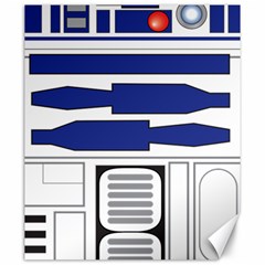 R2 Series Astromech Droid Canvas 20  X 24  by Sudhe