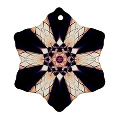 Digital Art Art Artwork Abstract Snowflake Ornament (two Sides)