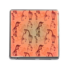 Cute Giraffe Pattern Memory Card Reader (square 5 Slot) by FantasyWorld7