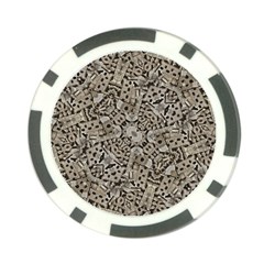 Cyber Punk Pattern Design Poker Chip Card Guard by dflcprintsclothing