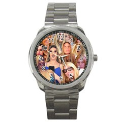 Lele Pons - Funny Faces Sport Metal Watch by Valentinaart