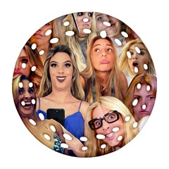 Lele Pons - Funny Faces Ornament (round Filigree) by Valentinaart