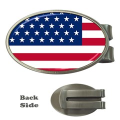 American Flag Money Clips (oval)  by Valentinaart