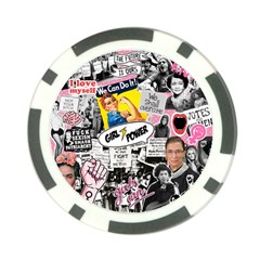 Feminism Collage  Poker Chip Card Guard (10 Pack) by Valentinaart