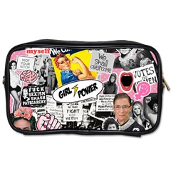 Feminism Collage  Toiletries Bag (two Sides) by Valentinaart