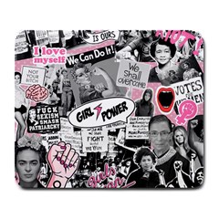 Feminism Collage  Large Mousepads by Valentinaart