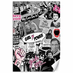 Feminism Collage  Canvas 24  X 36  by Valentinaart