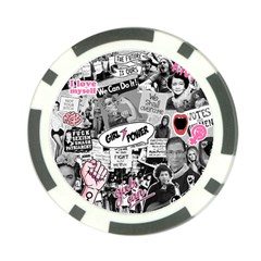 Feminism Collage  Poker Chip Card Guard (10 Pack) by Valentinaart