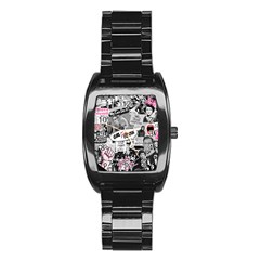 Feminism Collage  Stainless Steel Barrel Watch by Valentinaart