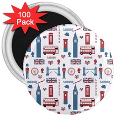 London Love 3  Magnets (100 Pack) by lucia