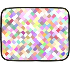 Mosaic Colorful Pattern Geometric Fleece Blanket (mini)