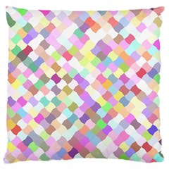 Mosaic Colorful Pattern Geometric Large Cushion Case (two Sides)