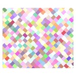 Mosaic Colorful Pattern Geometric Double Sided Flano Blanket (Small)  50 x40  Blanket Front