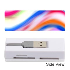 Vivid Colorful Wavy Abstract Print Memory Card Reader (stick) by dflcprintsclothing