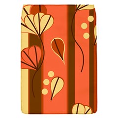Amber Yellow Stripes Leaves Floral Removable Flap Cover (s) by Mariart