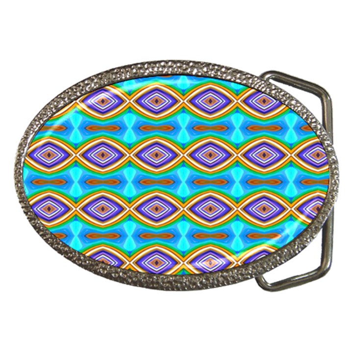 Abstract Colorful Unique Belt Buckles