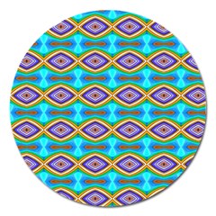 Abstract Colorful Unique Magnet 5  (round) by Alisyart